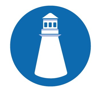 icon depicting a lighthouse